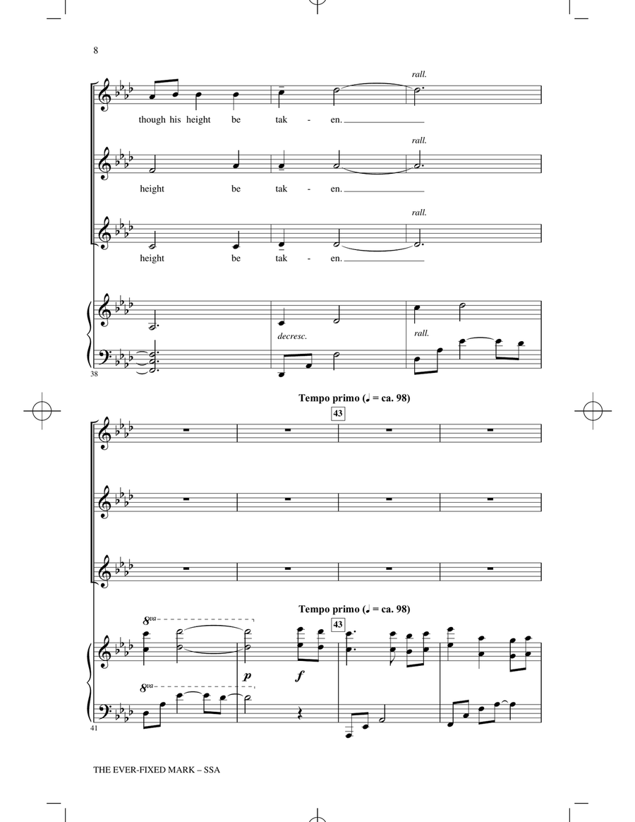 The Ever Fixed Mark SSA scores gallery preview page 6