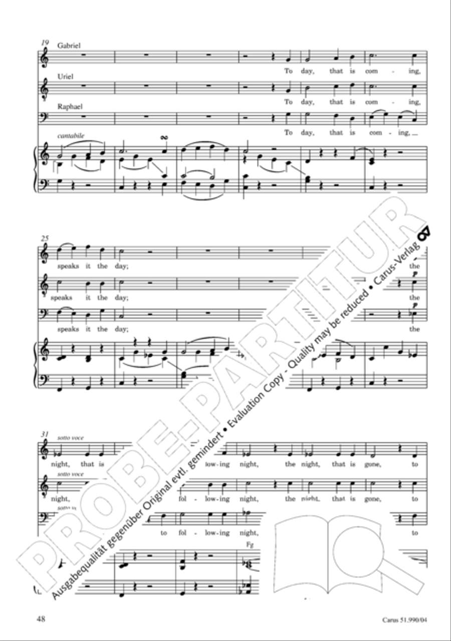 The Creation 4-Part scores gallery preview page 49