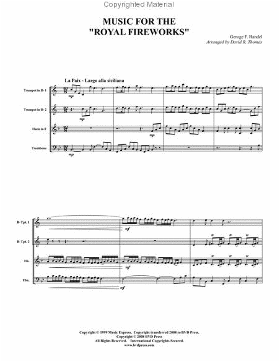 Festive Brass Album Brass Quartet scores gallery preview page 12