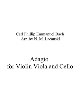 Adagio for Violin Viola and Cello