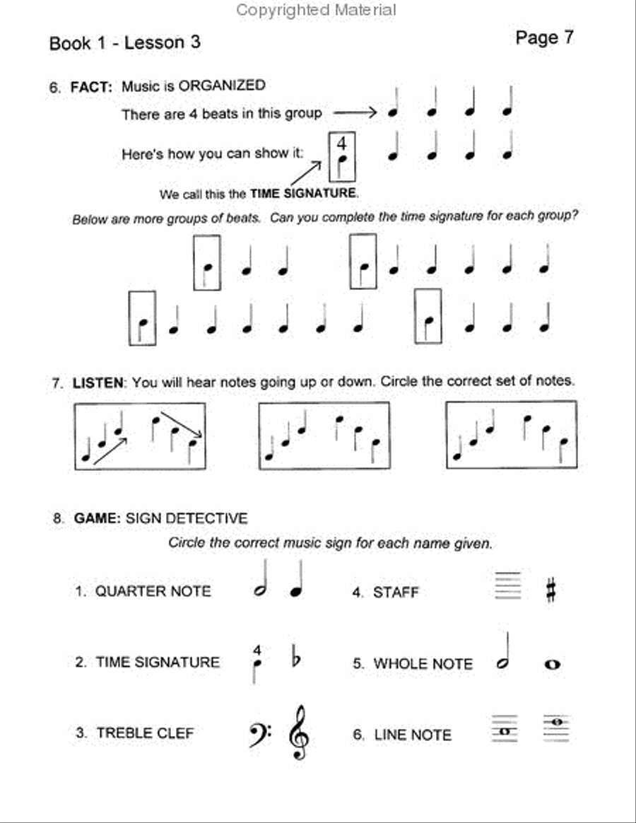 Just the Facts - Book 1 Activity Books scores gallery preview page 2