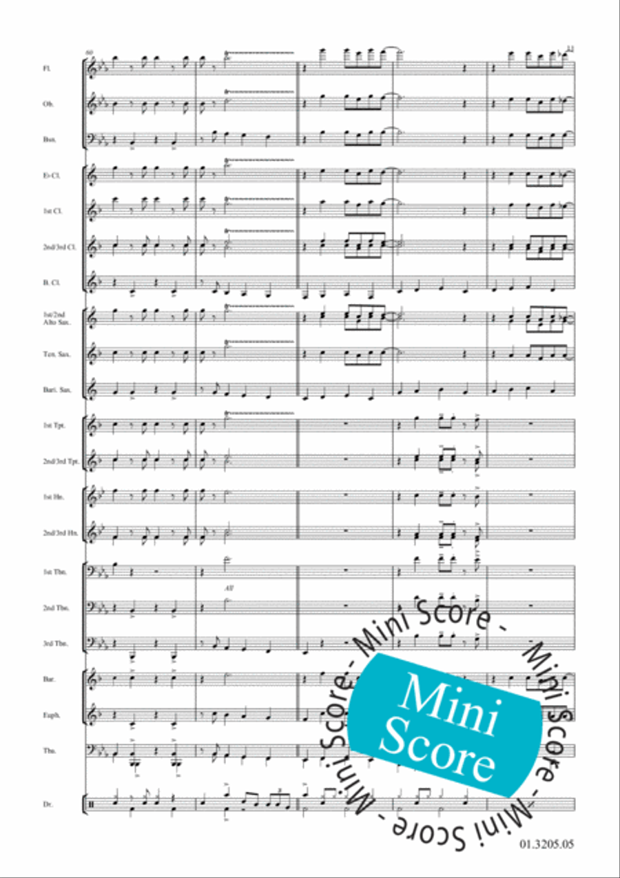 Hangin' On! Concert Band scores gallery preview page 15