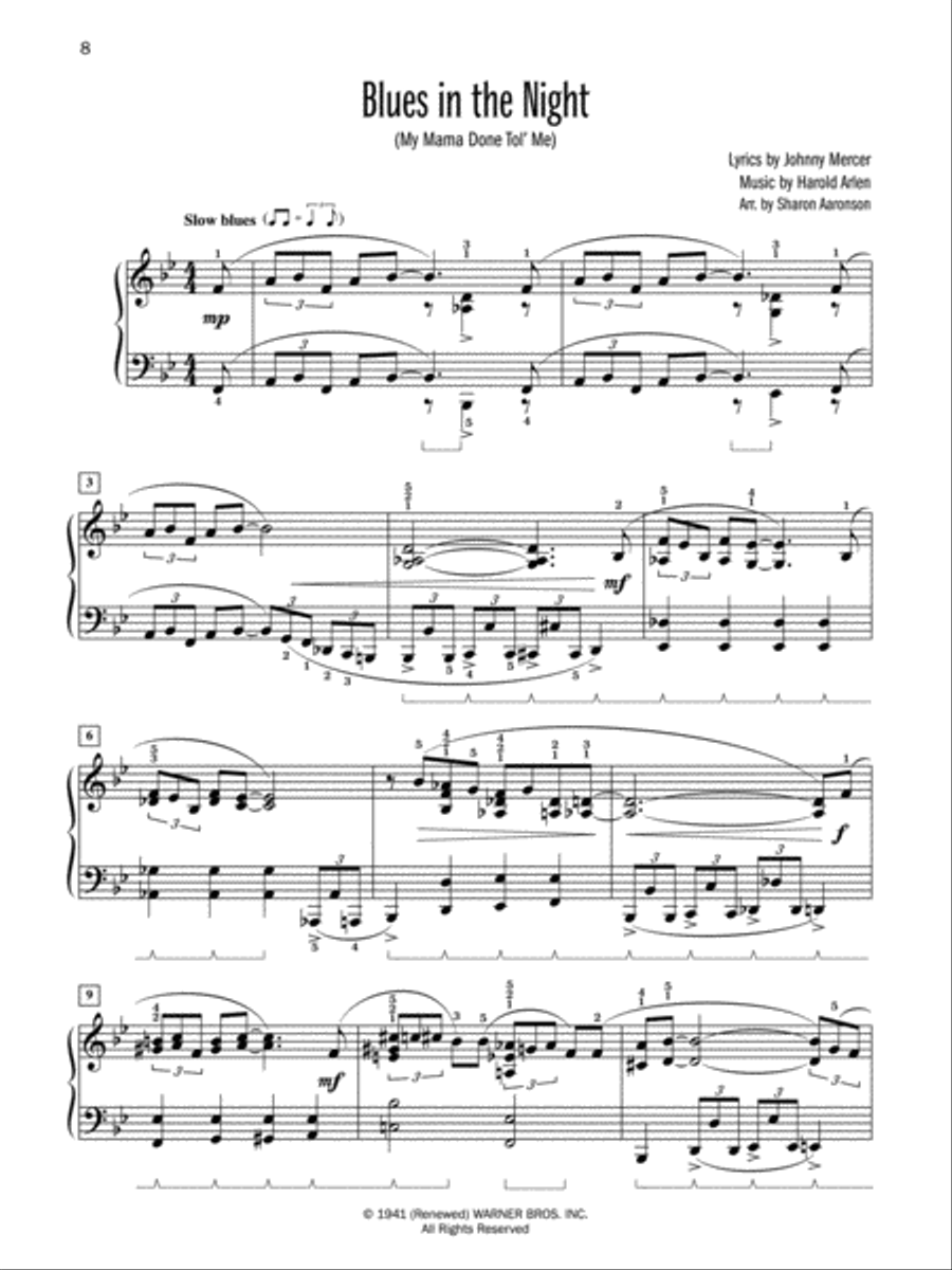 Top 10 Jazz Standards Top 10 Jazz Standards Piano Solo scores gallery preview page 3