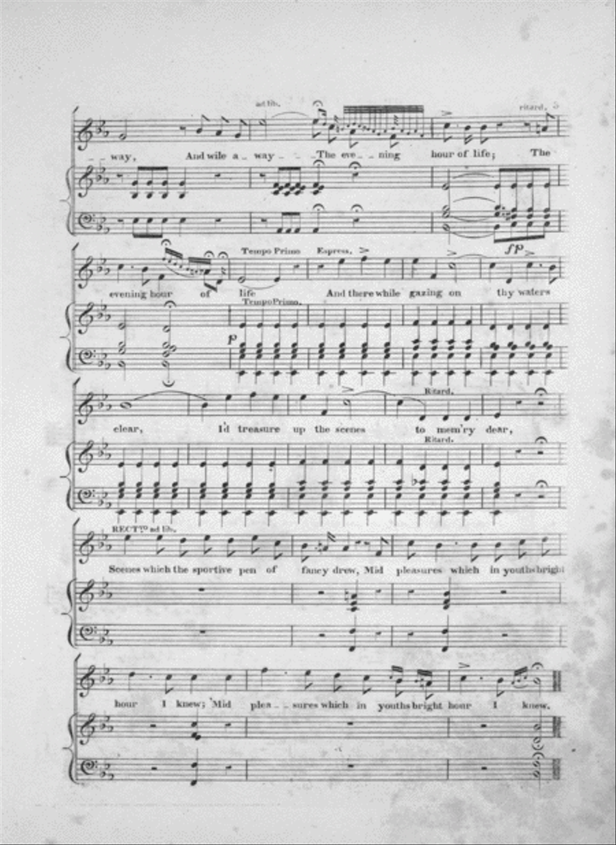 Oh Peaceful Lake Voice scores gallery preview page 3