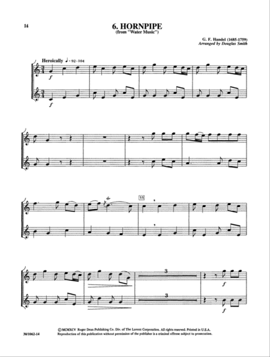 Classics for Trumpet and Keyboard - Trumpet Part Trumpet scores gallery preview page 10