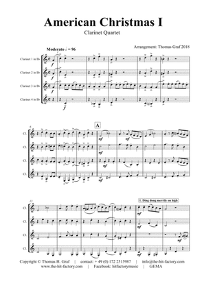 American Christmas - Mash up Rondo of best Christmas Songs - Clarinet Quartet