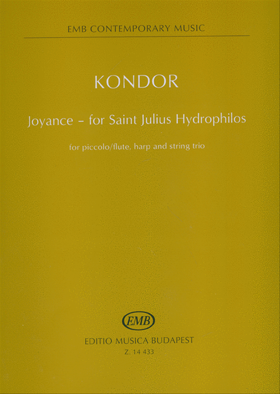 Joyance - for Saint Julius Hydrophilos for picco Flute scores gallery preview page 1