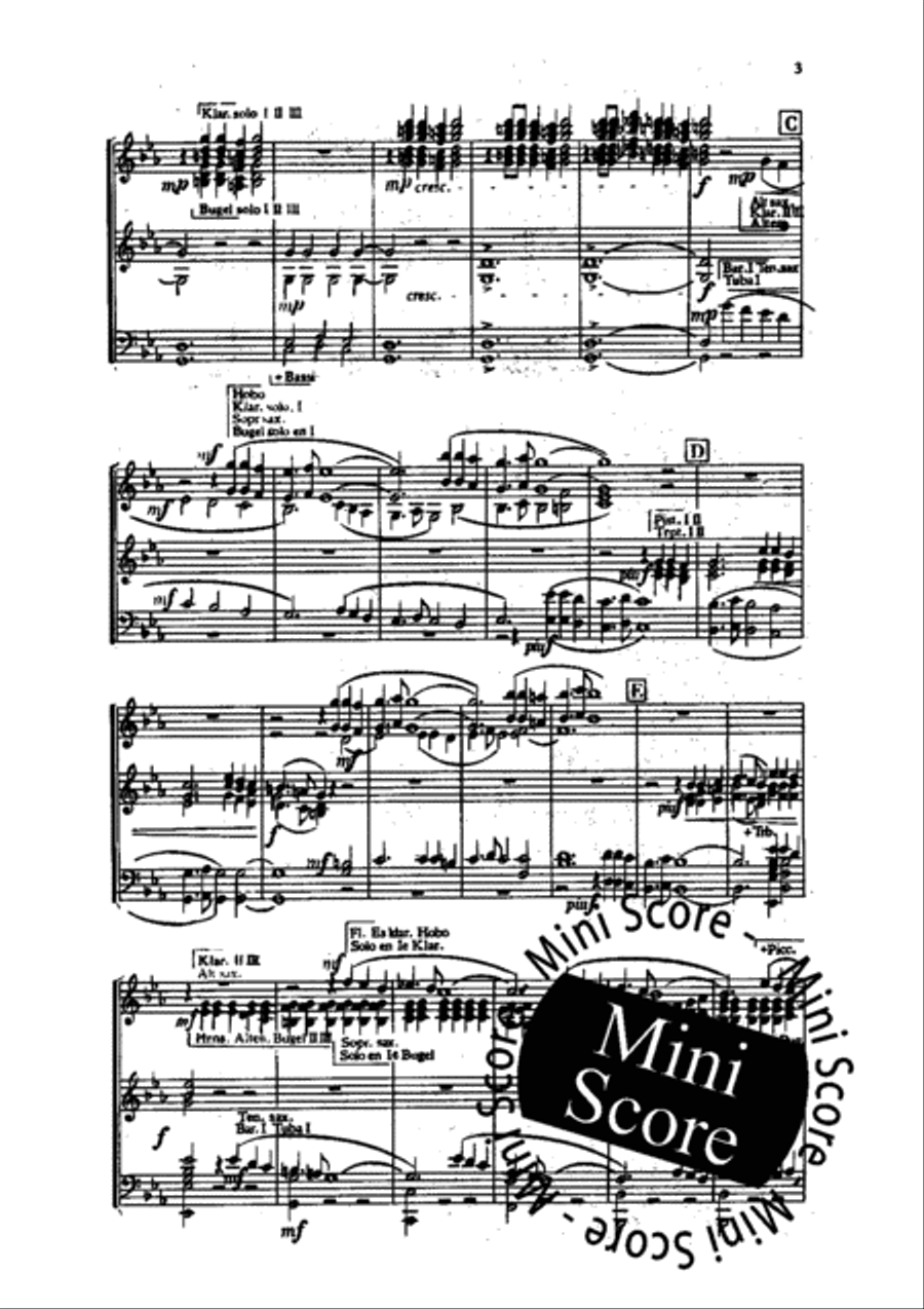 Valerius Suite Concert Band scores gallery preview page 5