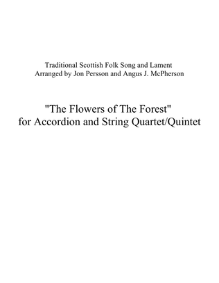 "The Flowers of The Forest" for Accordion and String Ensemble - COMPLETE SCORE AND PARTS