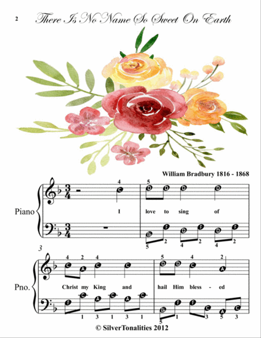 Shall We Gather at the River Piano Hymns Collection for Easy Piano Piano Method scores gallery preview page 4