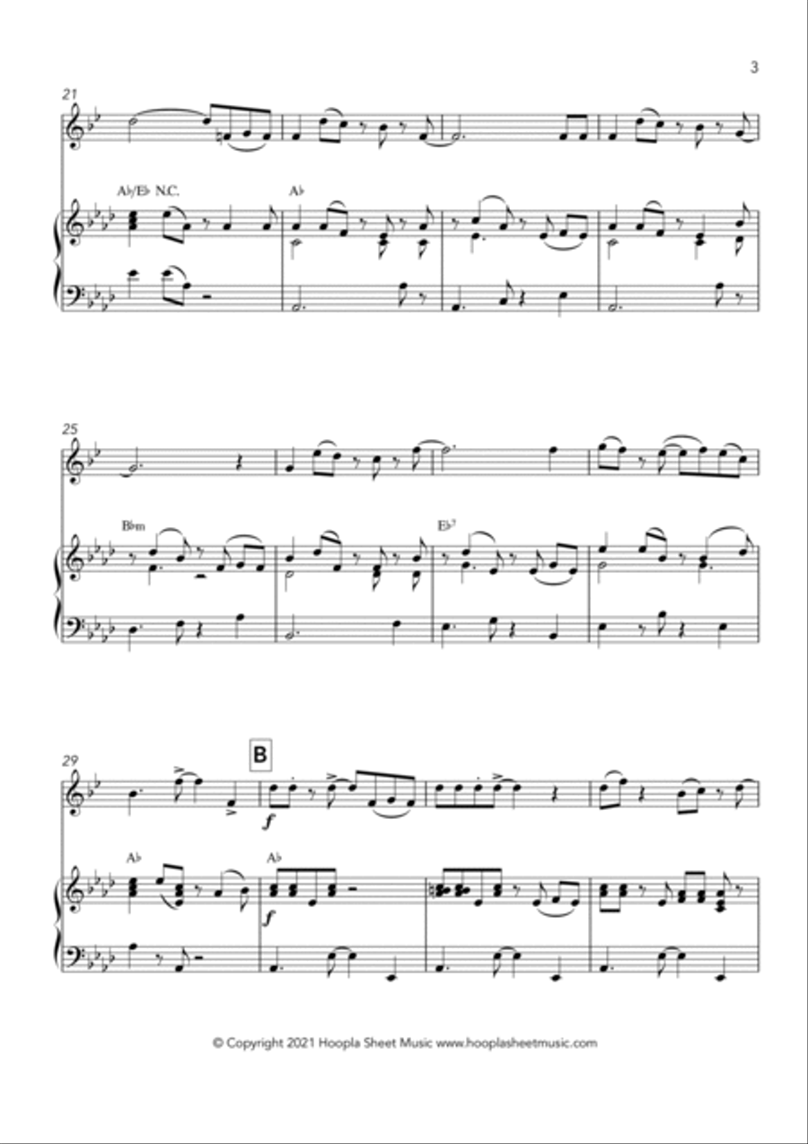 Jazzy Christmas Medley Clarinet Solo scores gallery preview page 3