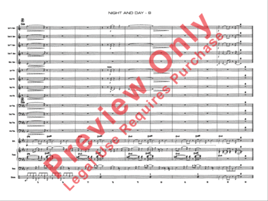 Night and Day Jazz Ensemble scores gallery preview page 12