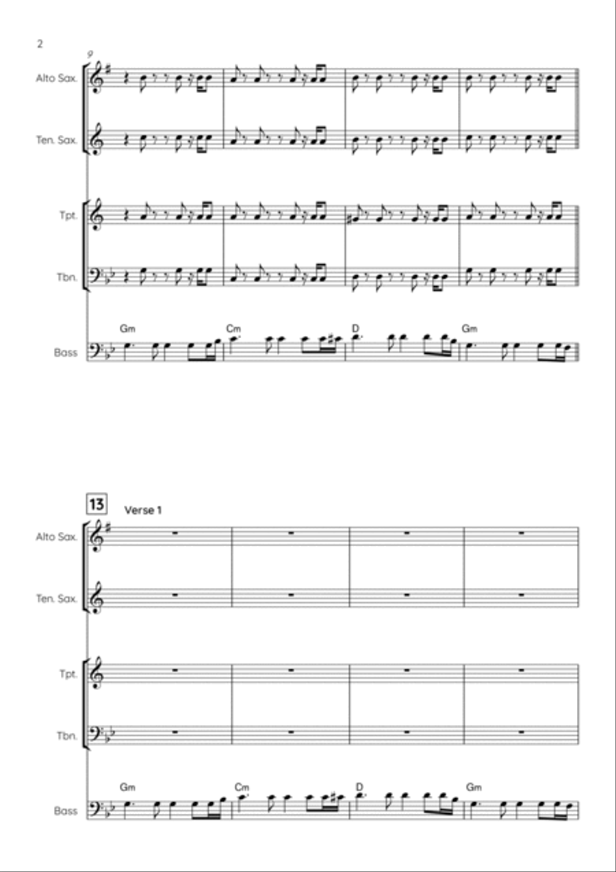 Shackles (praise You) Voice scores gallery preview page 4