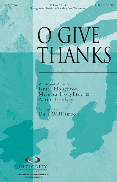 O Give Thanks - Accompaniment CD image number null