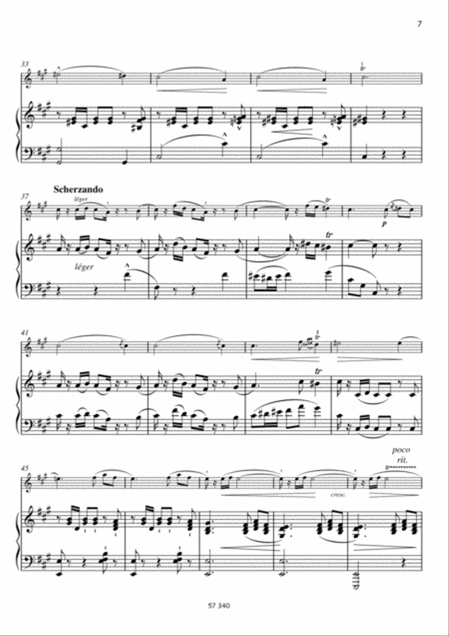 Sérénade Flute Solo scores gallery preview page 3