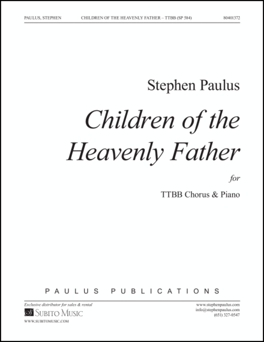 Children of the Heavenly Father (TTBB)
