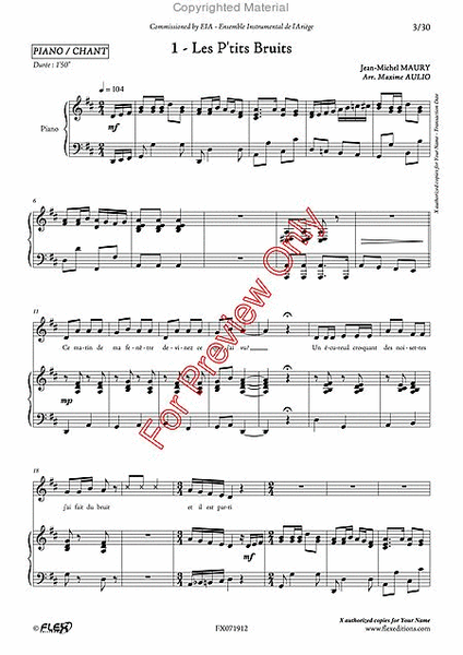 Recreanotes - Cycle 2 - Children's Choir & Piano image number null