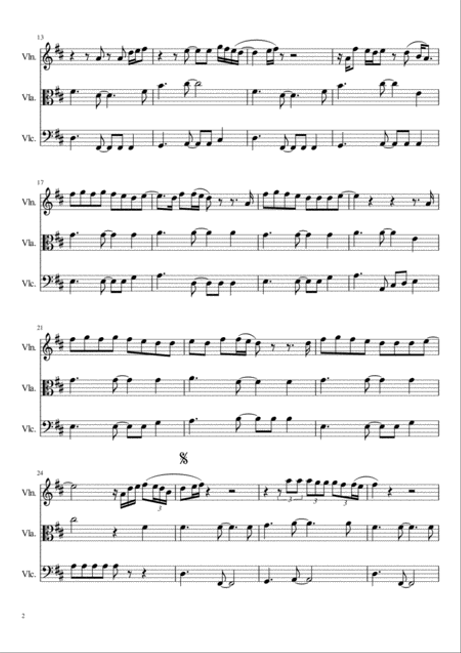 Thinking Out Loud String Trio scores gallery preview page 2