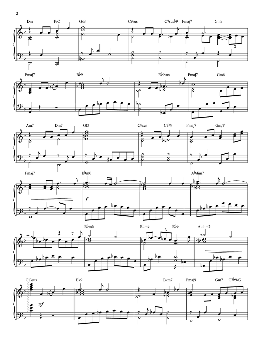 September Song [Jazz version] Piano Solo scores gallery preview page 2