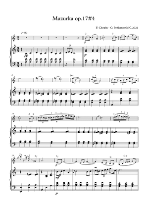Chopin Mazurka for violin and piano