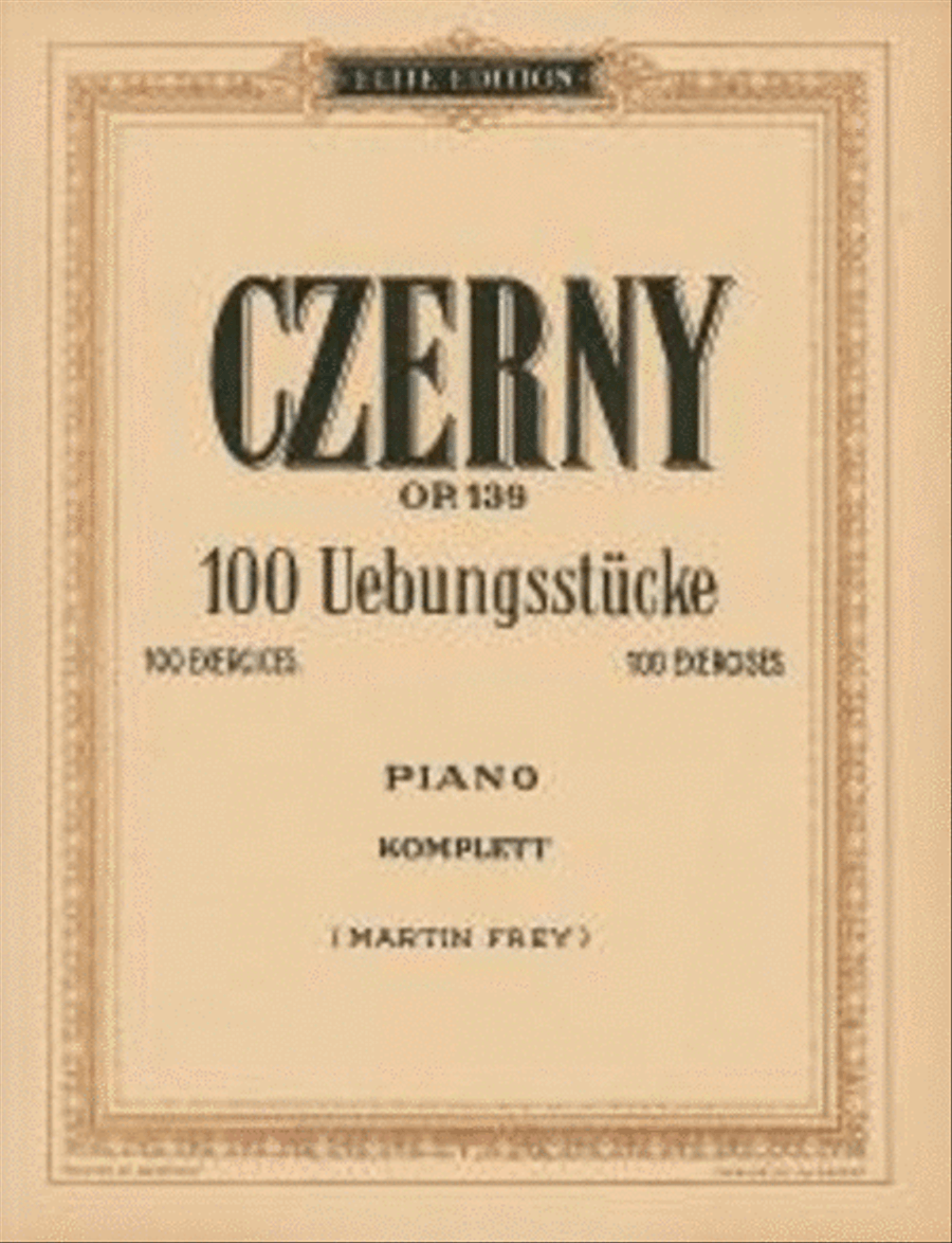 100 Progressive Studies Without Octaves op. 139 Piano Method scores gallery preview page 1