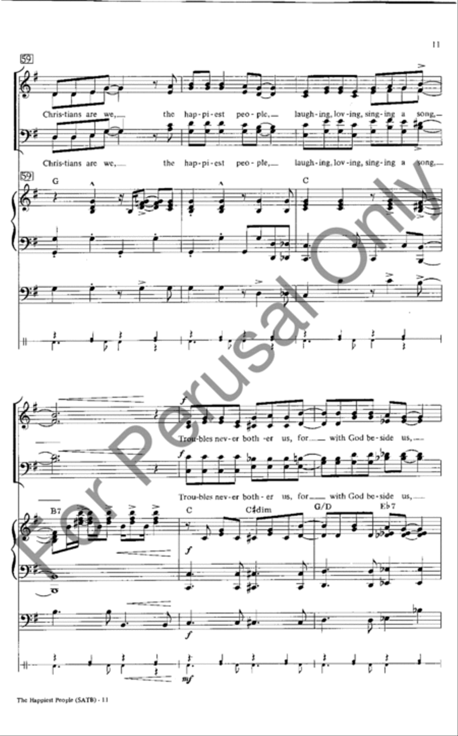 The Happiest People 4-Part scores gallery preview page 11