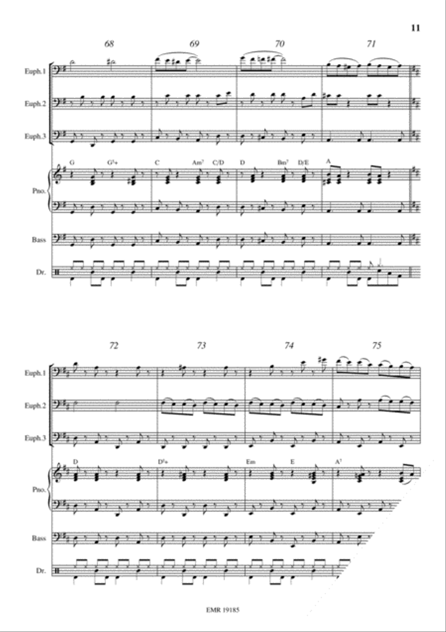 Swanee Euphonium Trio scores gallery preview page 11