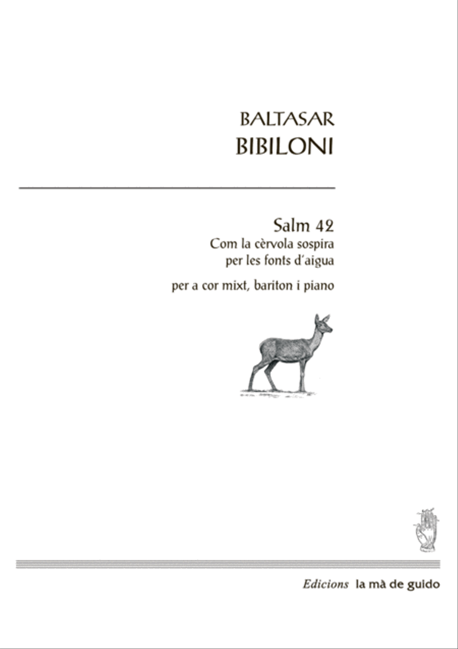 Salm 42: com la cèrvola sospira per les fonts d'aigua 4-Part scores gallery preview page 1
