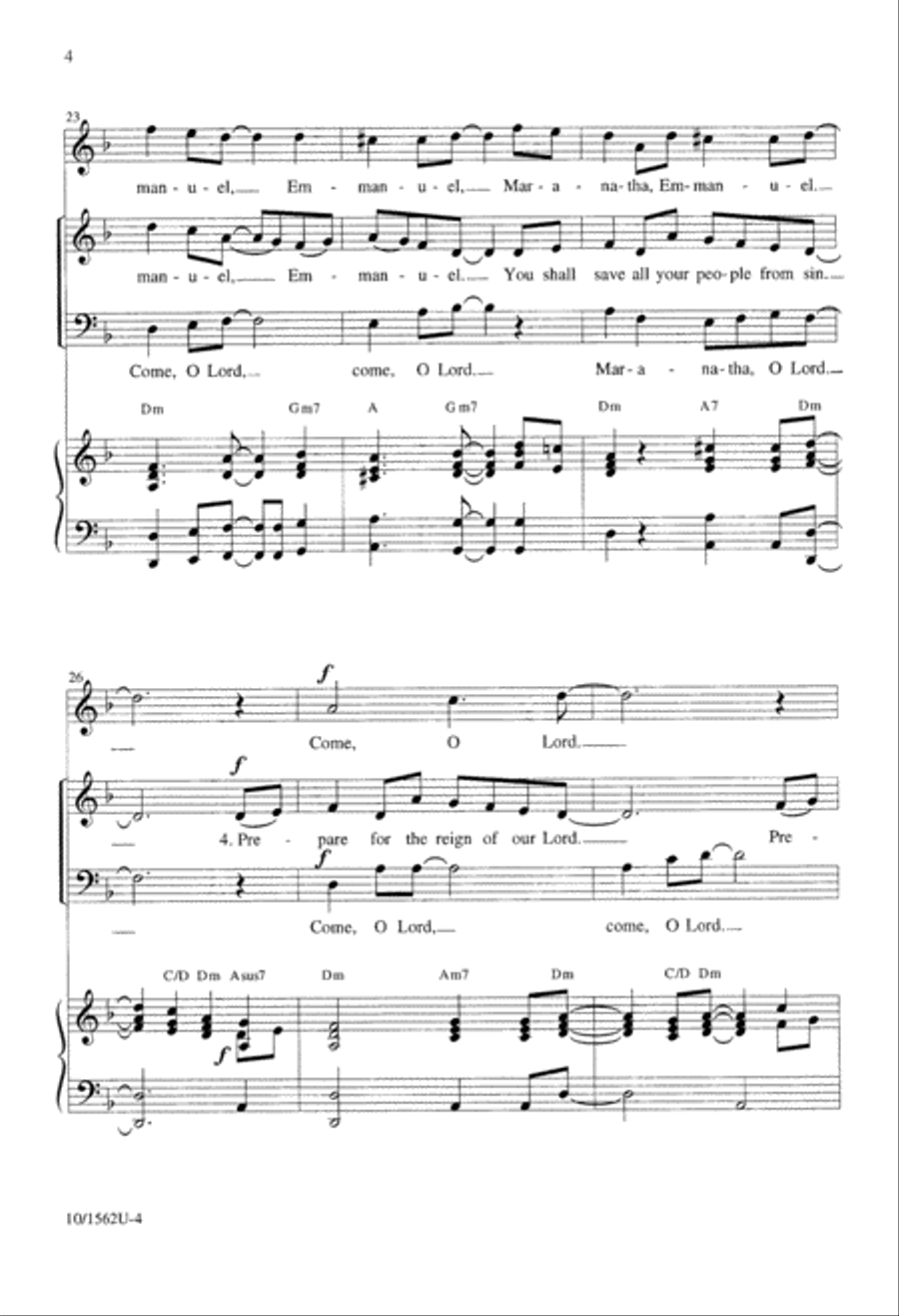 Emmanuel Carol 4-Part scores gallery preview page 4