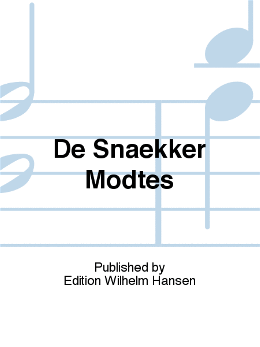 De Snaekker Modtes Choir scores gallery preview page 1