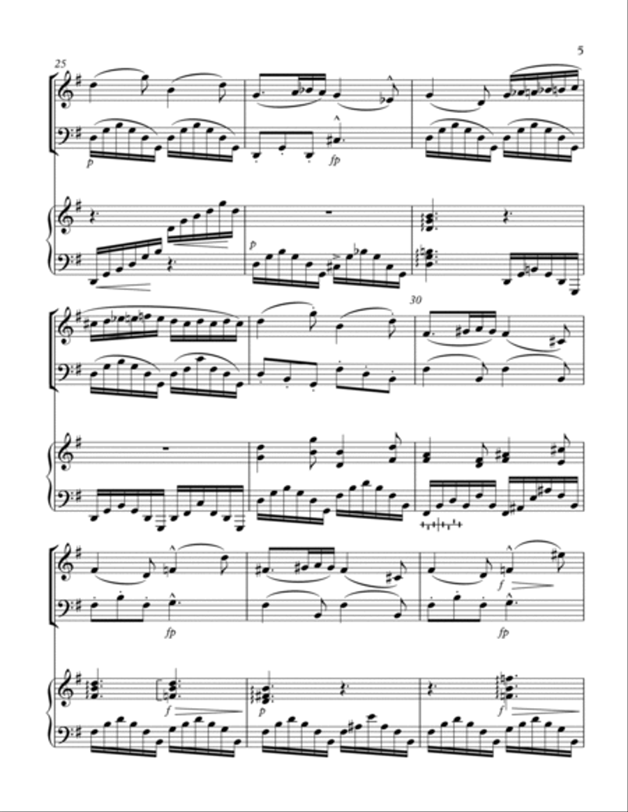 Barcarolle Trio Barcarolle Trio Small Ensemble scores gallery preview page 5