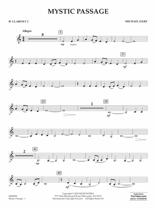 Mystic Passage - Bb Clarinet 2