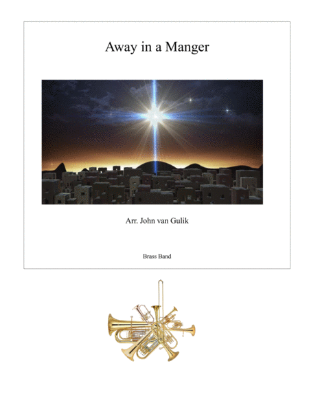 Away in a Manger - Brass Band - Score and all parts image number null