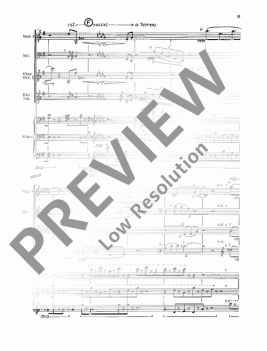 Quintet B flat Major Quintet B flat Major Bass Clarinet scores gallery preview page 10