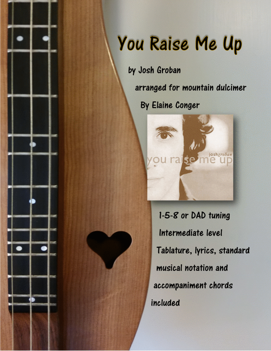 You Raise Me Up Dulcimer scores gallery preview page 1