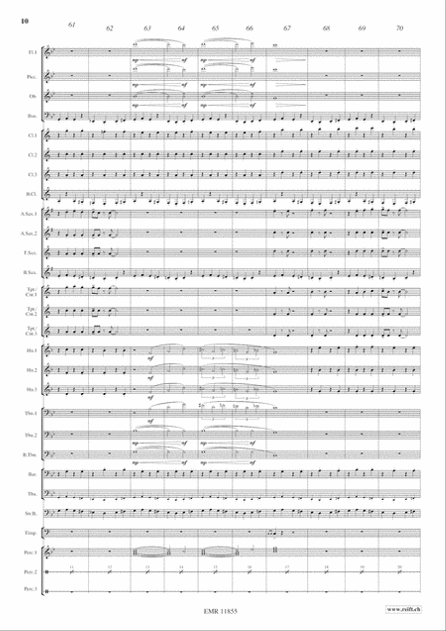 Roma Concert Band scores gallery preview page 11