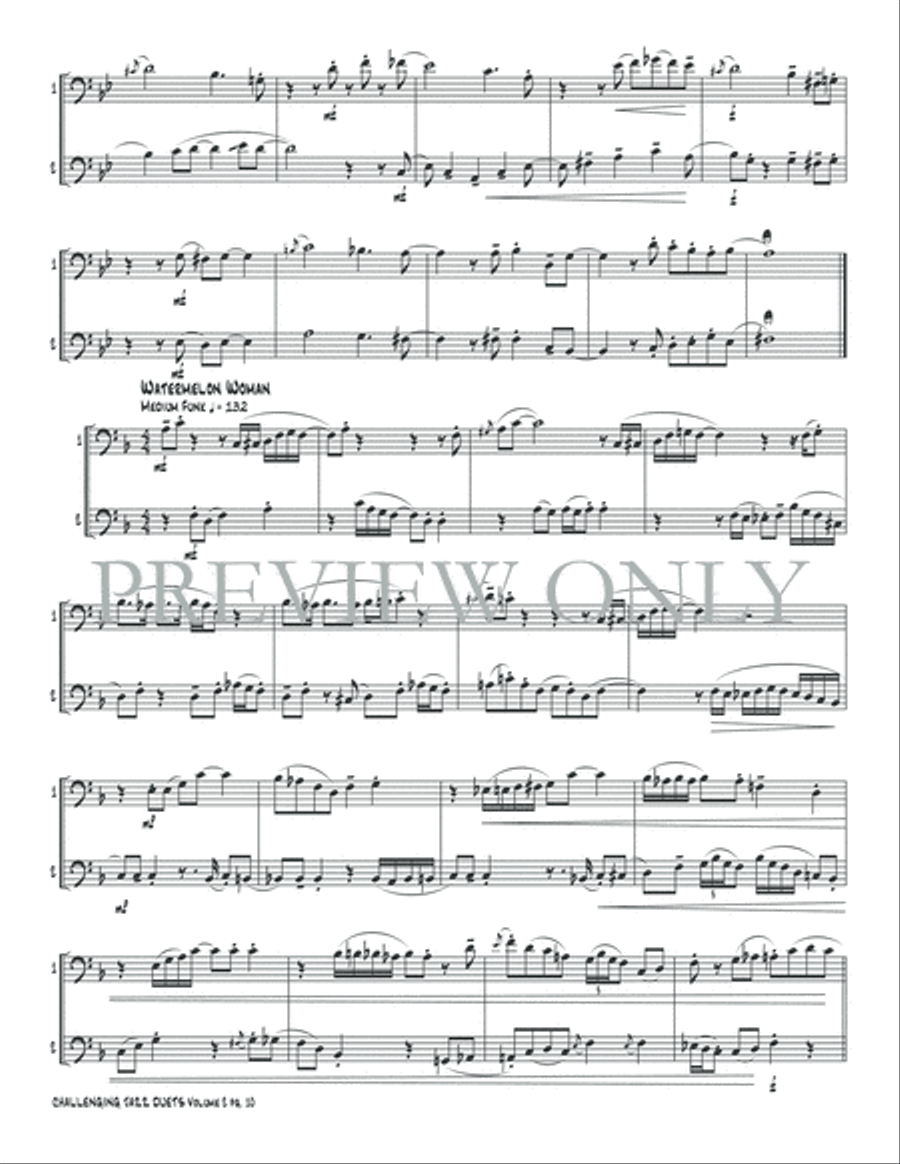 Challenging Jazz Duets, Volume 2 image number null