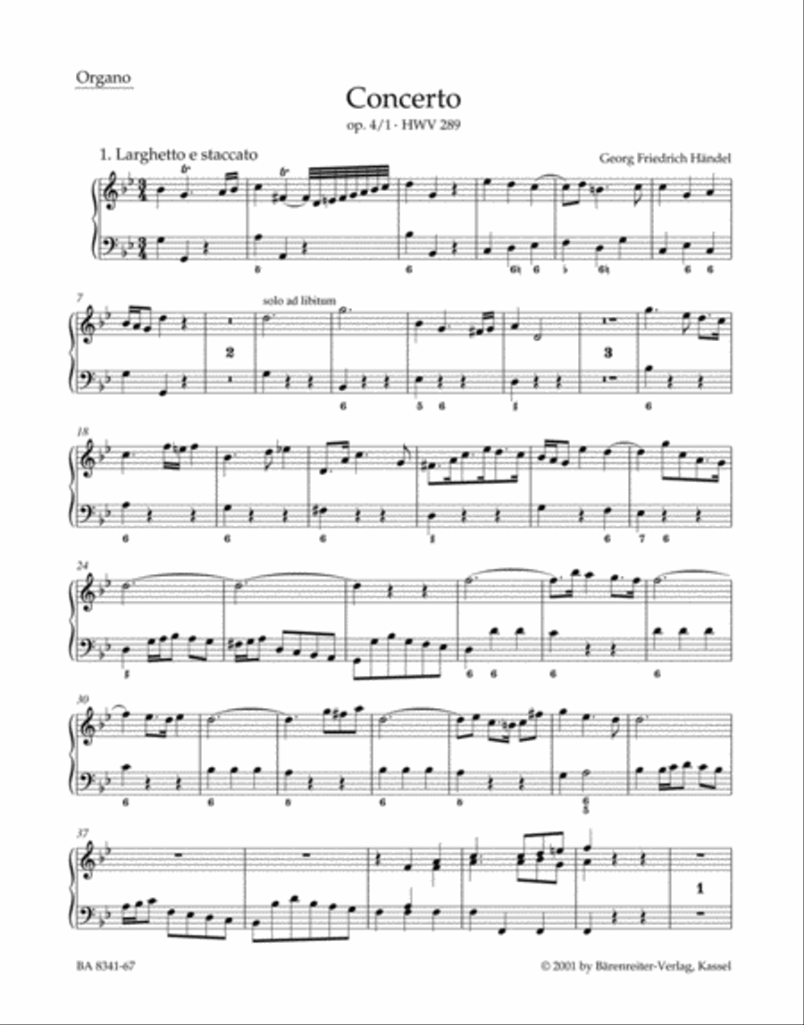 Concerto in G minor for Organ and Orchestra