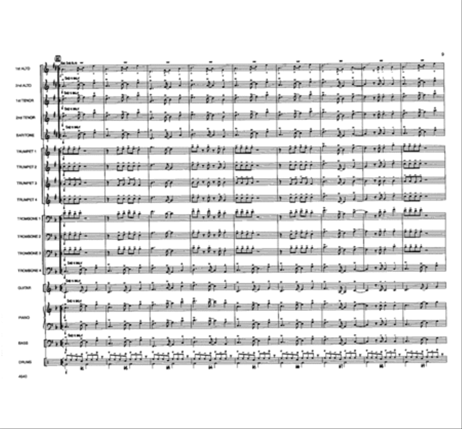 Calypso Bob Jazz Ensemble scores gallery preview page 9