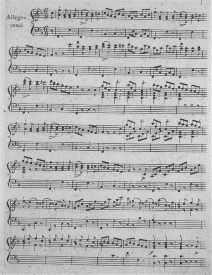 The Village Rondo for the Piano Forte Piano Solo scores gallery preview page 2