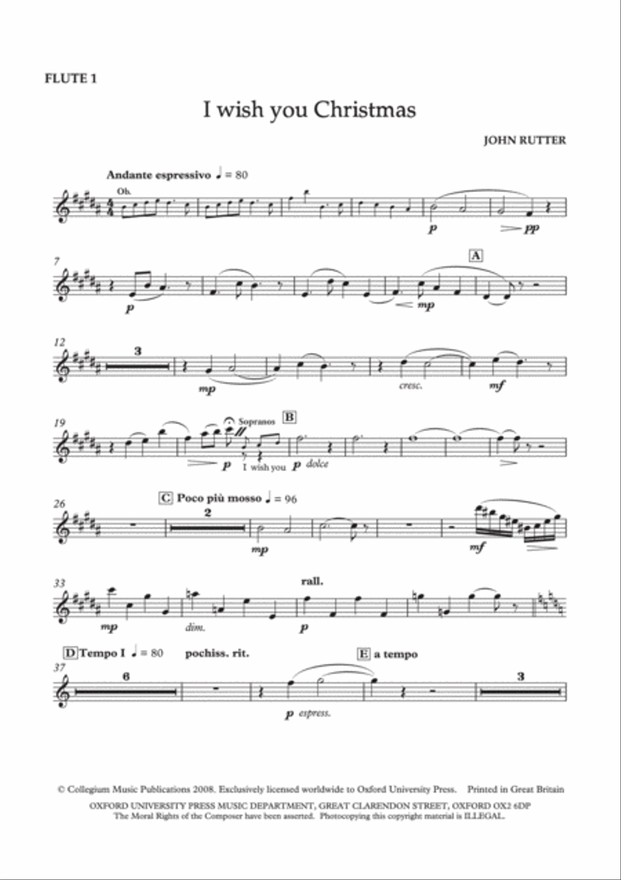 I wish you Christmas I wish you Christmas 4-Part scores gallery preview page 2