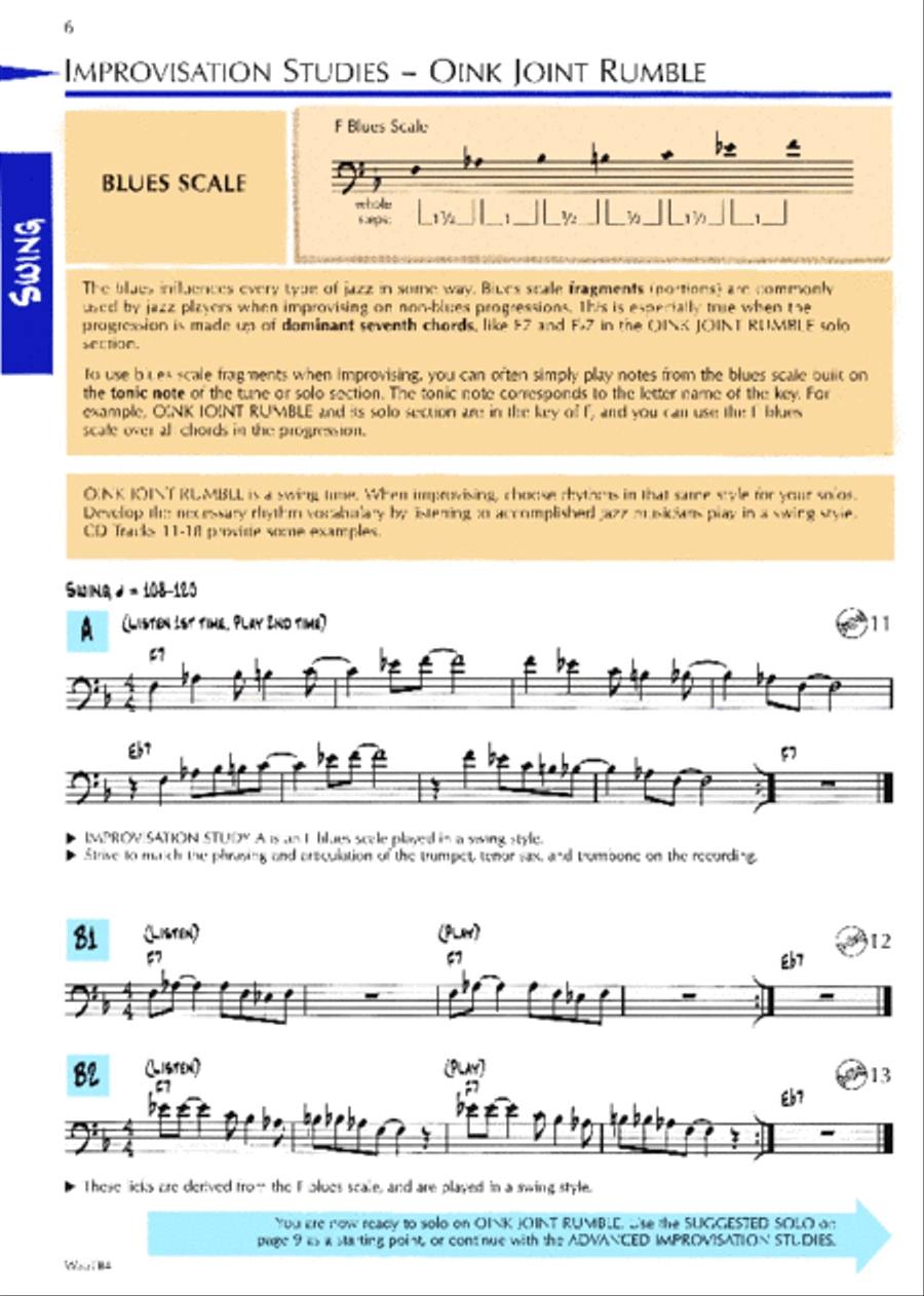 Standard of Excellence Advanced Jazz Ensemble Book 2, 4th Trombone Jazz Ensemble scores gallery preview page 2
