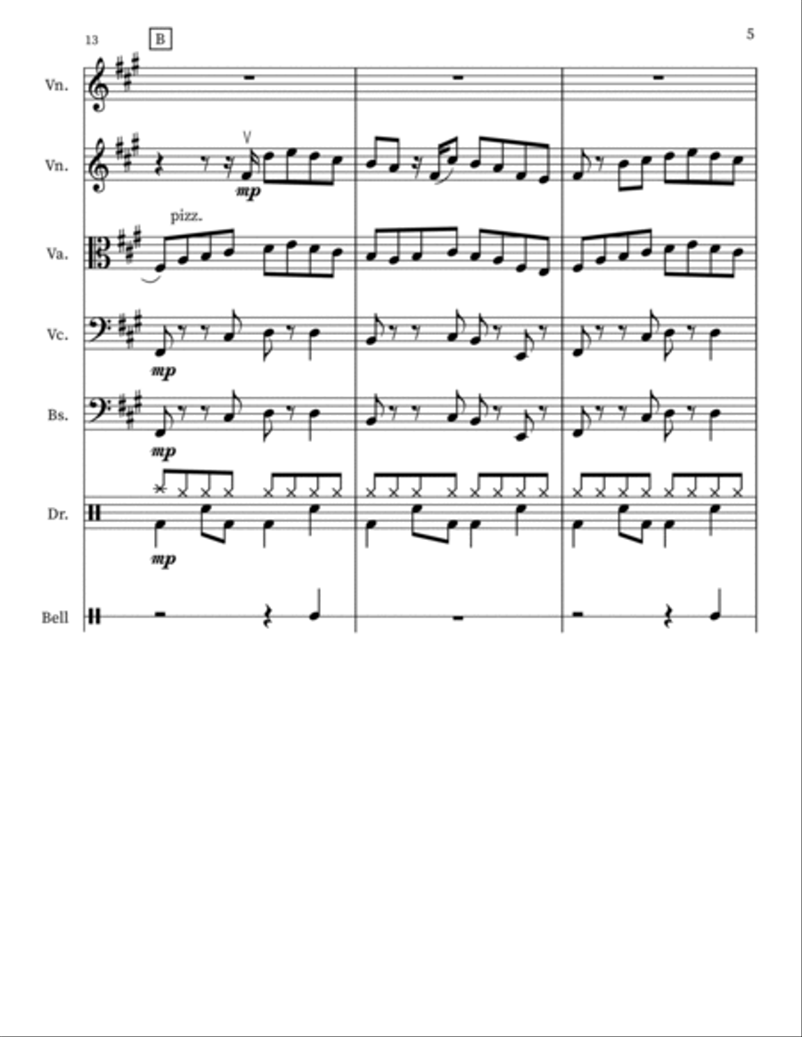 Why D'you Only Call Me When You're High? Small Ensemble scores gallery preview page 5