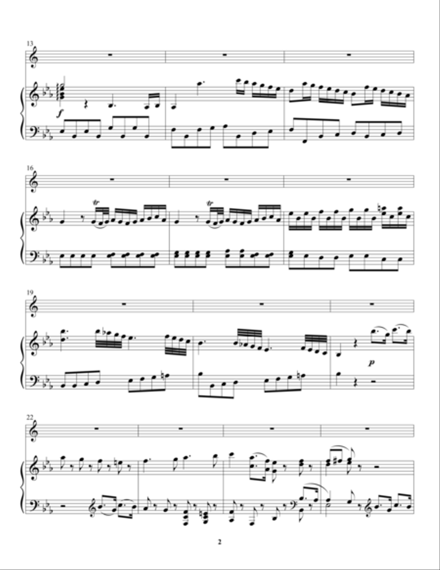 The Horn Concerti The Horn Concerti Piano Accompaniment scores gallery preview page 6