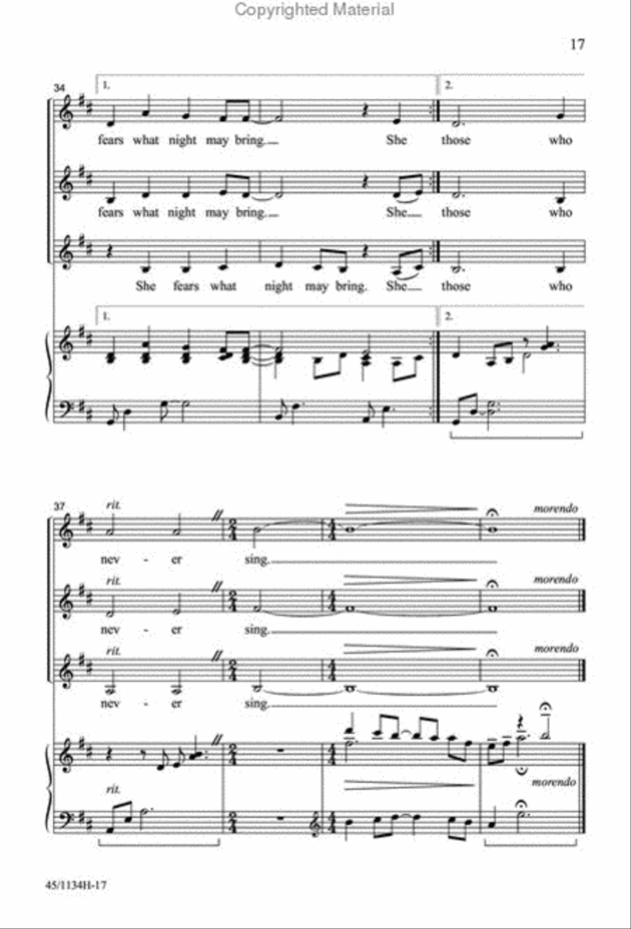 Singable Solutions for SSA Choirs SSA scores gallery preview page 16