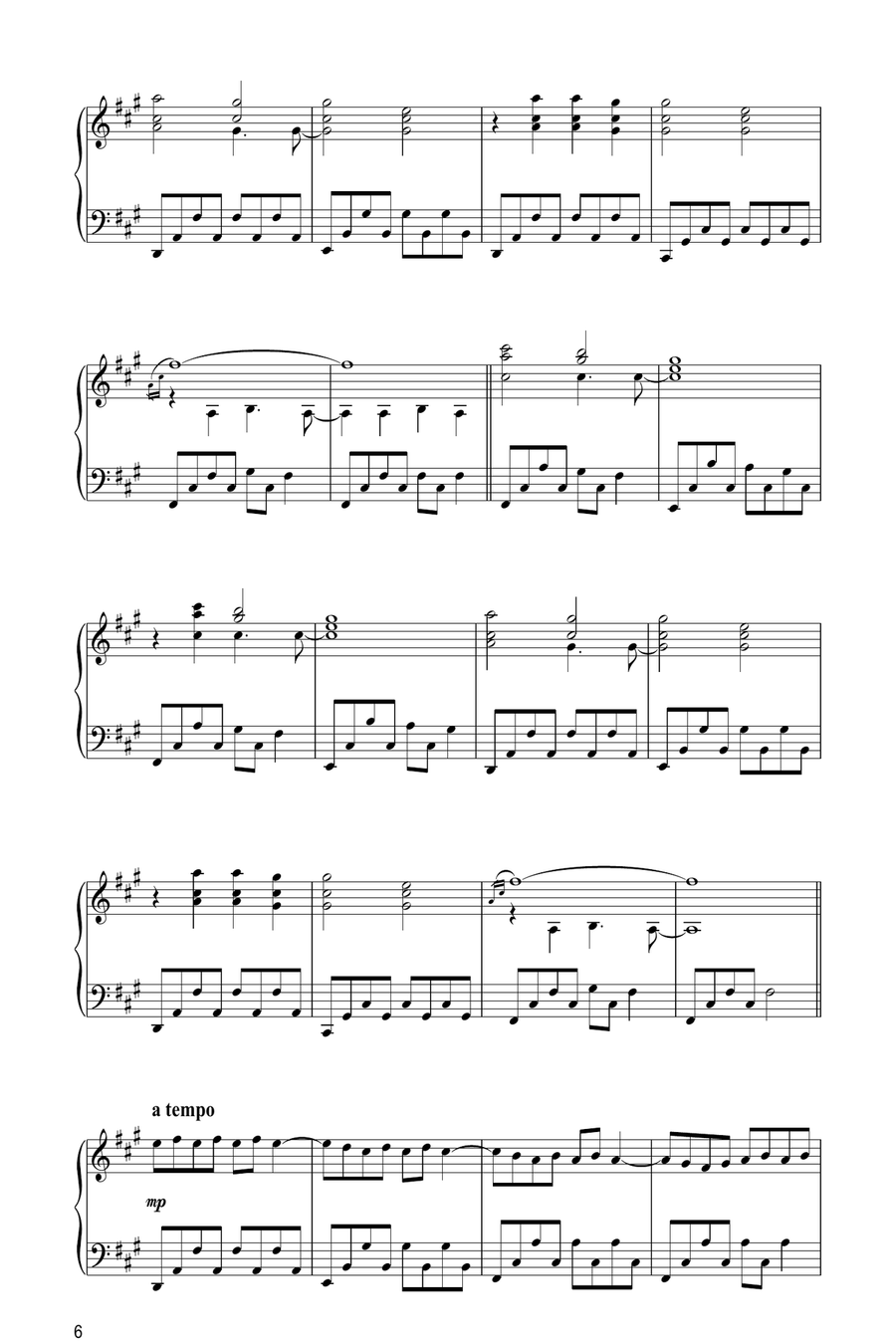 Monday Piano Solo scores gallery preview page 6
