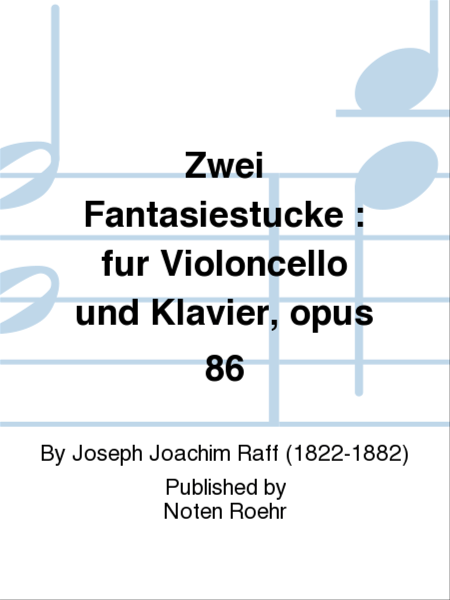 Zwei Fantasiestücke Piano Accompaniment scores gallery preview page 1
