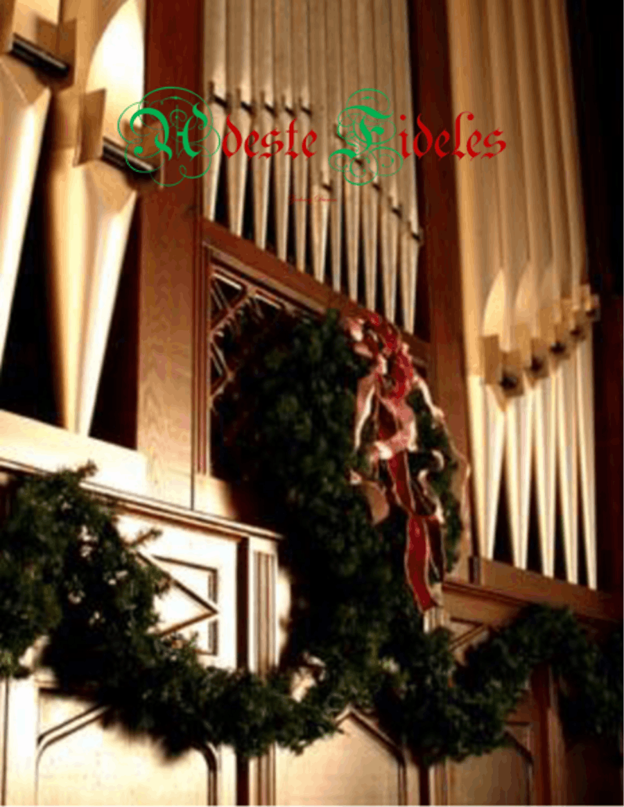 Adeste Fideles Organ Solo scores gallery preview page 1