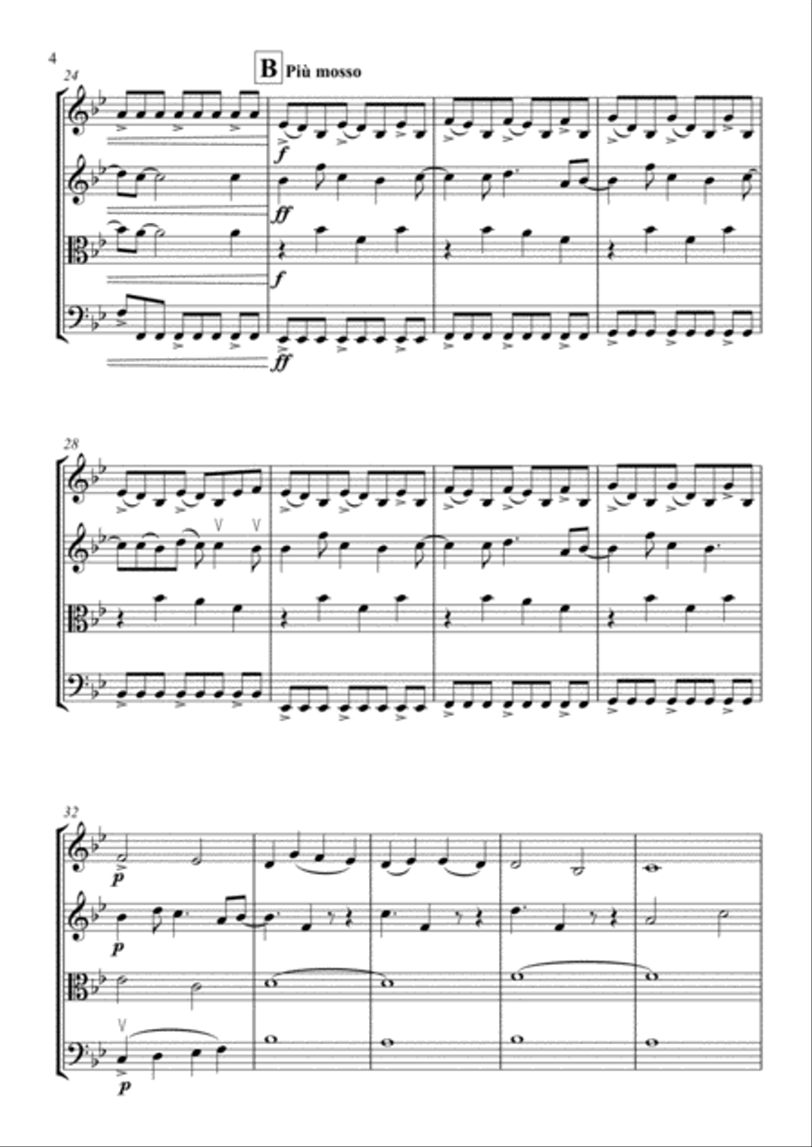 How To Save A Life String Quartet scores gallery preview page 4