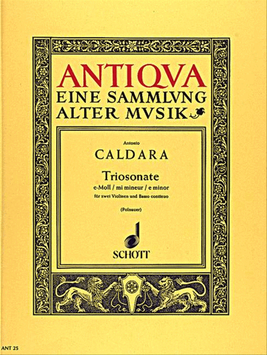 Triosonata E Minor Cello scores gallery preview page 1